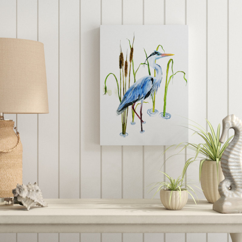 «At the Pond II», peinture sur toile tendue, H 19 po x l 14 po x P 2 po