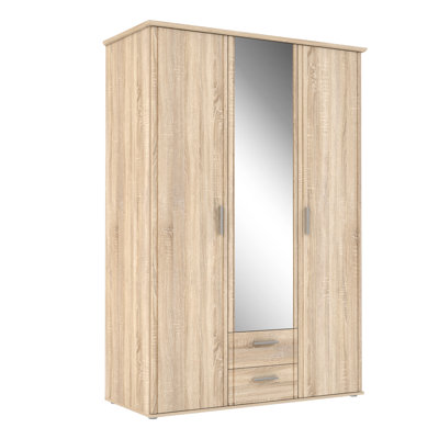 Raphel 3 Door Manufactured Wood Wardrobe