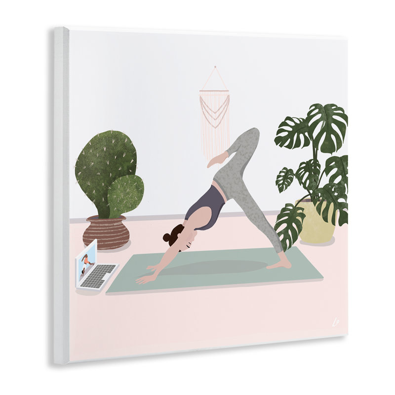  «Yoga Stretches with Plants» par Lydia Orange