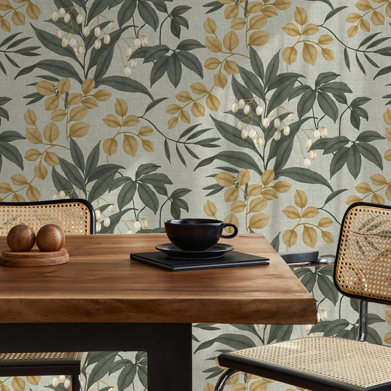 Superfresco Easy Persephone Floral Wallpaper, Green