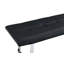 Banc de salle à manger pour 2 ou 3 personnes, revêtu de cuir de qualité supérieure, coussin en éponge à haute résilience, pieds renforcés par poutre en métal et arqué (seulement chaise)
