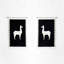 Llamas Sheep Wool Handwoven Tapestries, Aged Bronze Wall Mount, Terracota, Set Of 2-1381725055