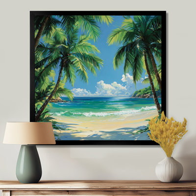 Coastal Tropical Palms In Mexico - Palms & Palm Trees Wall Art