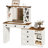 Makeup Vanity Desk With Storage Cabinet and Power Outlet-1588212973