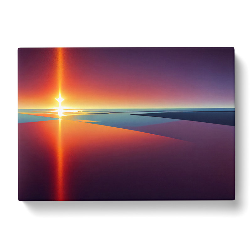 Sunset Vol.6 - Wrapped Canvas, 35cm H x 50cm W x 3cm D