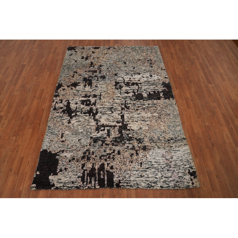 Tapis oriental moderne all-over 5 x 8