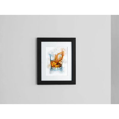 Whiskey Glass - Single Picture Frame Print