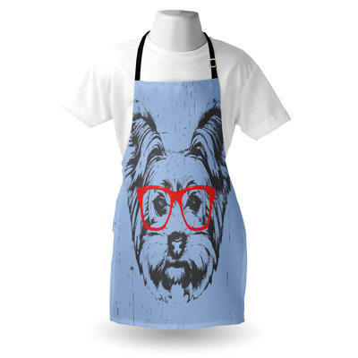 No Pattern Bib Apron