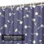 Rideau de douche sans couture avec petites fleurs sauvages et 12 crochets-1218138168