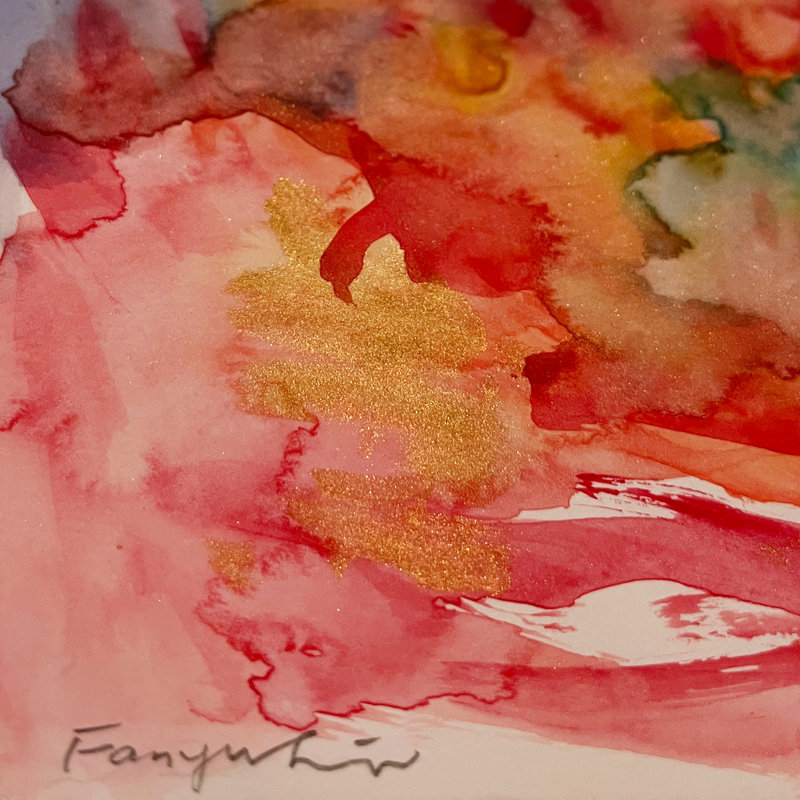 The Blossom No.2 by Fanyu Lin - Single Picture Frame Painting