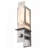 Estructura Steel Flush Mounted Sconce