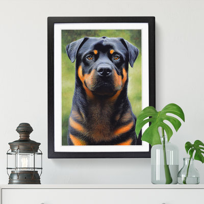 Rottweiler Painting Vol.1 - Single Picture Frame Print