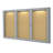Enclosed Cabinet Cork Bulletin Board-11138972