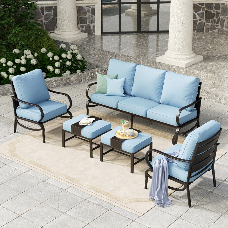 Ensemble de conversation Tapasi, Non, Light Blue