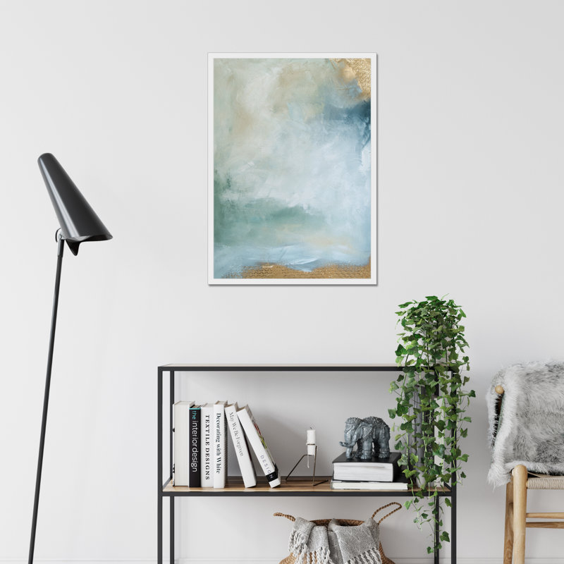 Imprint III by Julia Contacessi - Painting, 50cm H x 34cm W, White Framed Paper Print