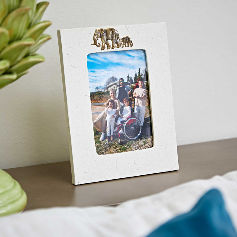 Natural Elephant Dung/Paper Picture Frame