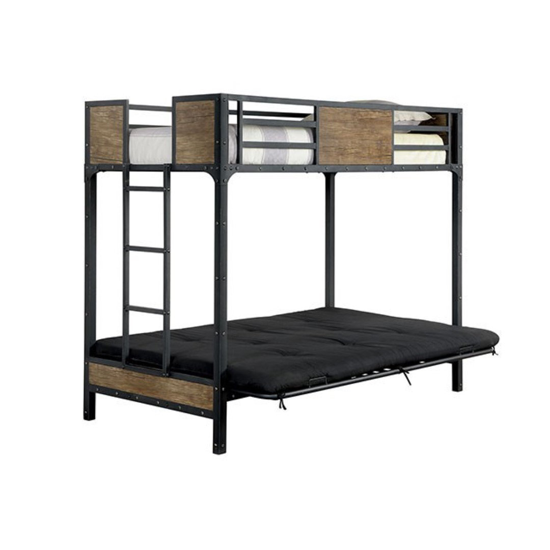 Furney Twin Futon Bunk Bed Harriet Bee