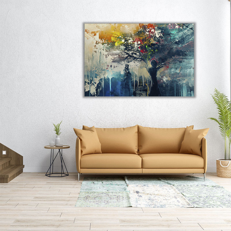 Mother Earth Hurting - reproduction d'art sur toile, H 32 po x l 48 po