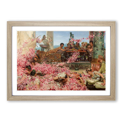 The Roses of Heliogabalus by Lawrence Alma-Tadema - Framed Print