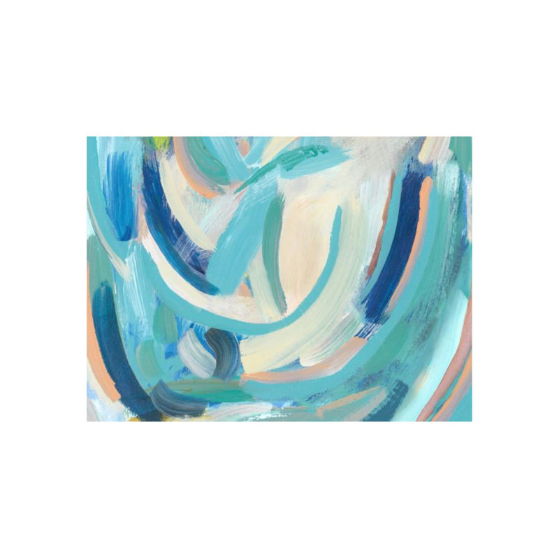 «Paint Fingers I» par Emma McCartney, impression sur toile tendue, H 24 po x l 32 po x 1,5 po
