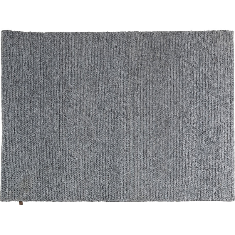 Solid Colour Hand Woven 160cm X 230cm Area Rug