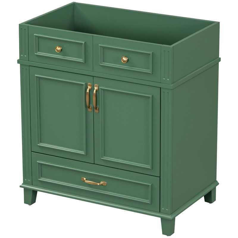 Rangement de salle de bain en bois massif, planches, armoire rétro 30 po, espace généreux pour l'armoire de base, articles de toilette de style et articles de soins personnels
