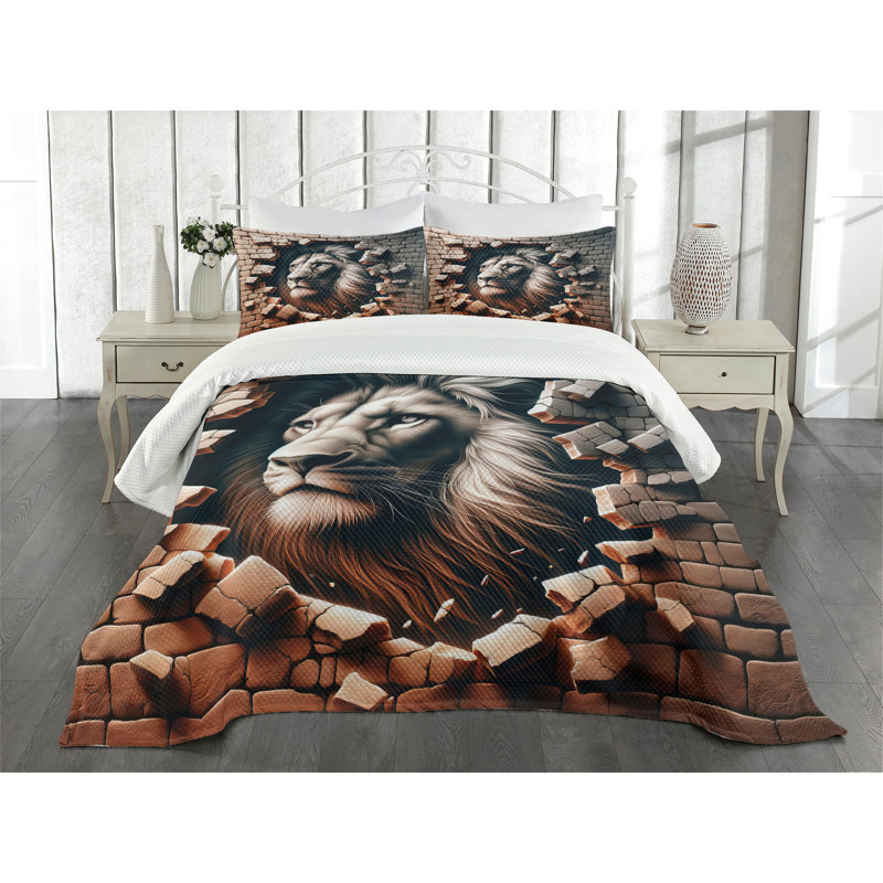 Polyester Coverlet, King Coverlet / Bedspread + 2 Standard Shams