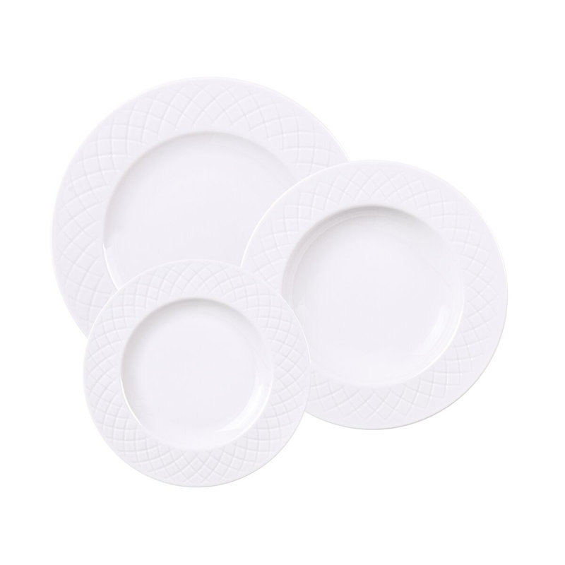 Ingrid Piece Porcelain China Dinnerware Set - Service for 4
