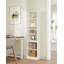 Bookcase, Tall Narrow Bookshelf, Wooden Bookcase with Open Storage Shelf, for Living Room, Home Office, Bedroom-373253972-378721579