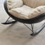 Chaise berçante moderne simple et décontractée
