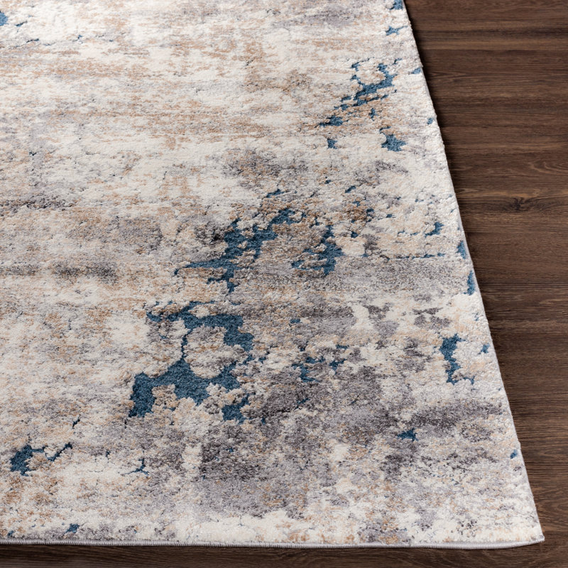 Darvone Abstract Indoor Rug, Rectangle 9' x 12'1"