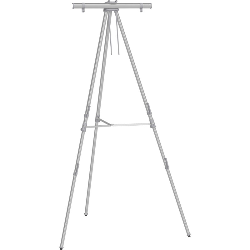 Quartet® Adjustable Metal Tripod Easel, Silver