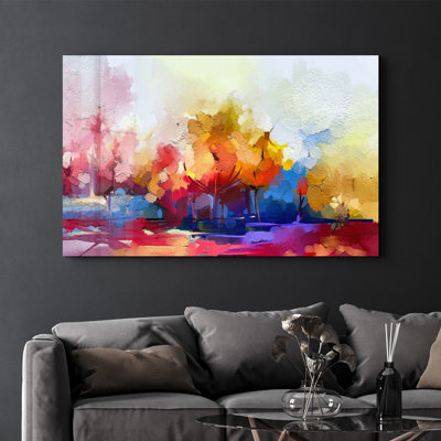 Decorative Tempered Glass Painting