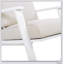 Chaise longue de patio, fauteuil club d'extérieur en bois d'acacia durable et coussins résistants aux intempéries pour une assise confortable