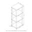 38.1cm W Plastic Shelving Unit
