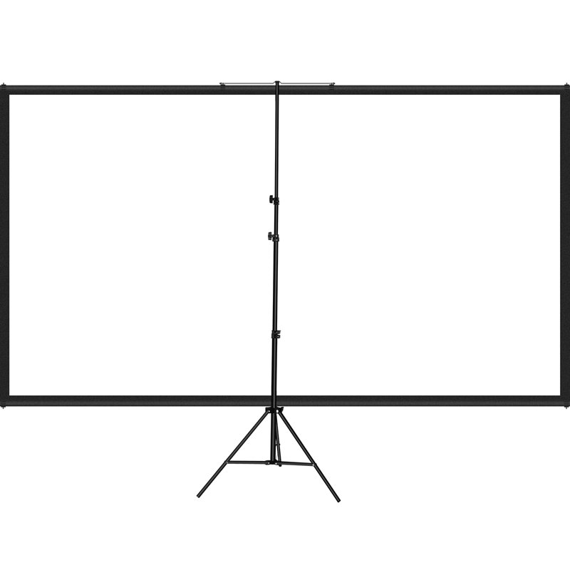 Écran de projecteur blanc à trépied portable, 90"