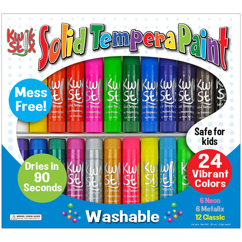Ensemble de 24 bâtons de peinture Kwik Stix