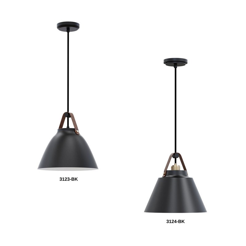 Luminaire suspendu 1 lumière 12,25 po Tuxford