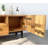 Simple elm TV cabinet