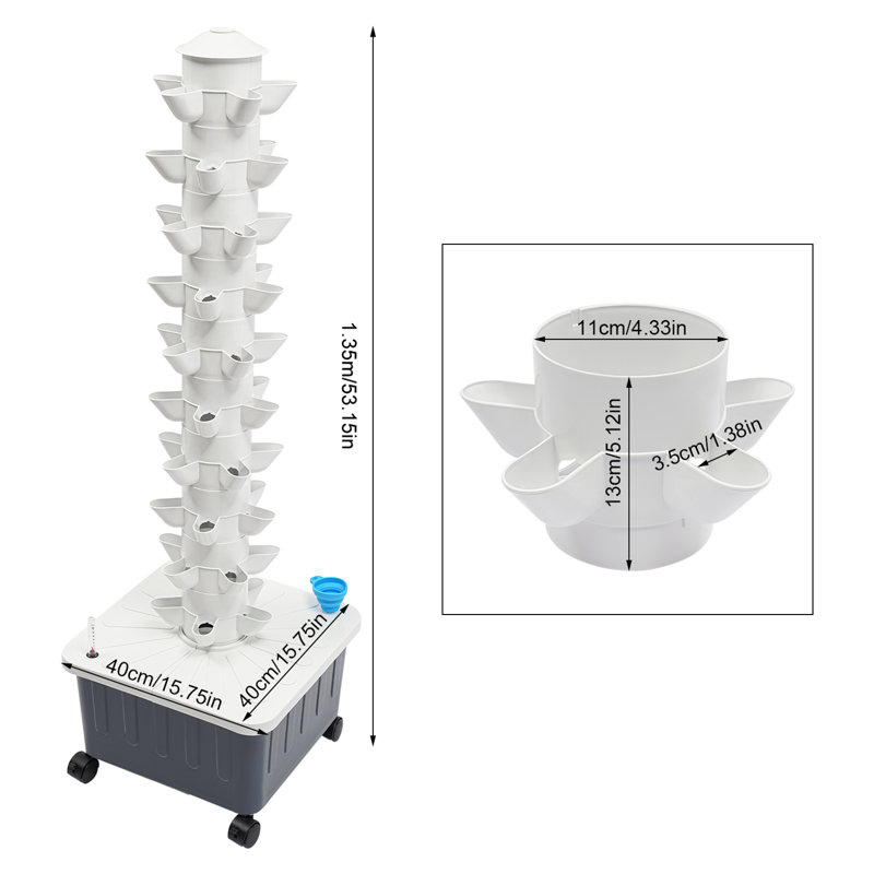 Tour verticale pour 50 plantes
