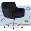 Ashleigh Swivel Office Chair-1842194608-1842194611