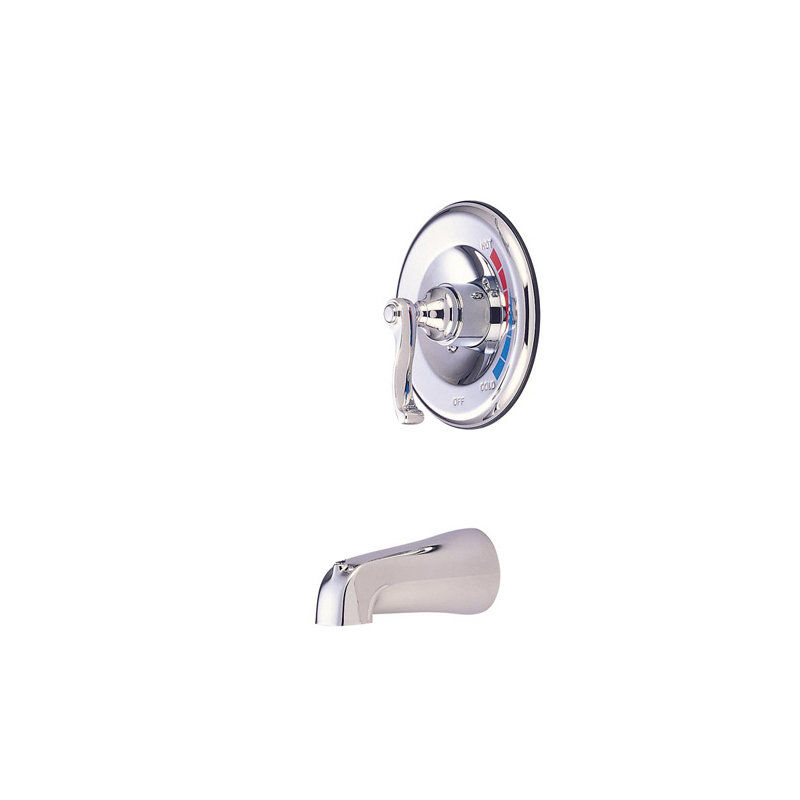 Atlanta Single Handle Wall Mounted Tub Spout, Chrome