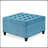 Large Square Storage Ottoman with Wooden Legs, Button-Tufted Top, and Nail Trims for Elegant Living Spaces-644857775