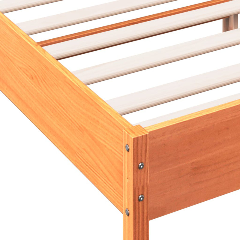 Jessamine Solid Wood Bed, Double (4'6)