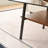 Rectangle Coffee Table with Brown Tempered Glass Top and Metal Legs – 38.58"-511208346-271720077