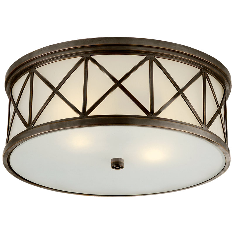 Suzanne Kasler Montpelier Large Flush Mount, Bronze