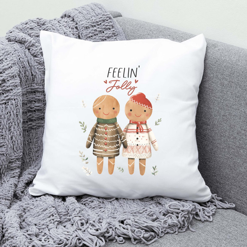 06_CozyChristmas Reversible Throw Pillow, 20" x 20"