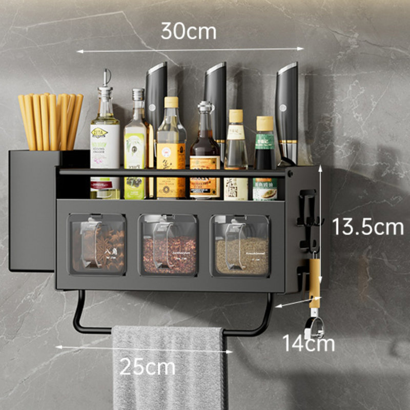 Grampian Adhesive Spice Rack