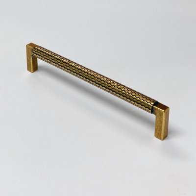 Venice 6-5/16" Center to Center Cabinet Handle in Antique Brass