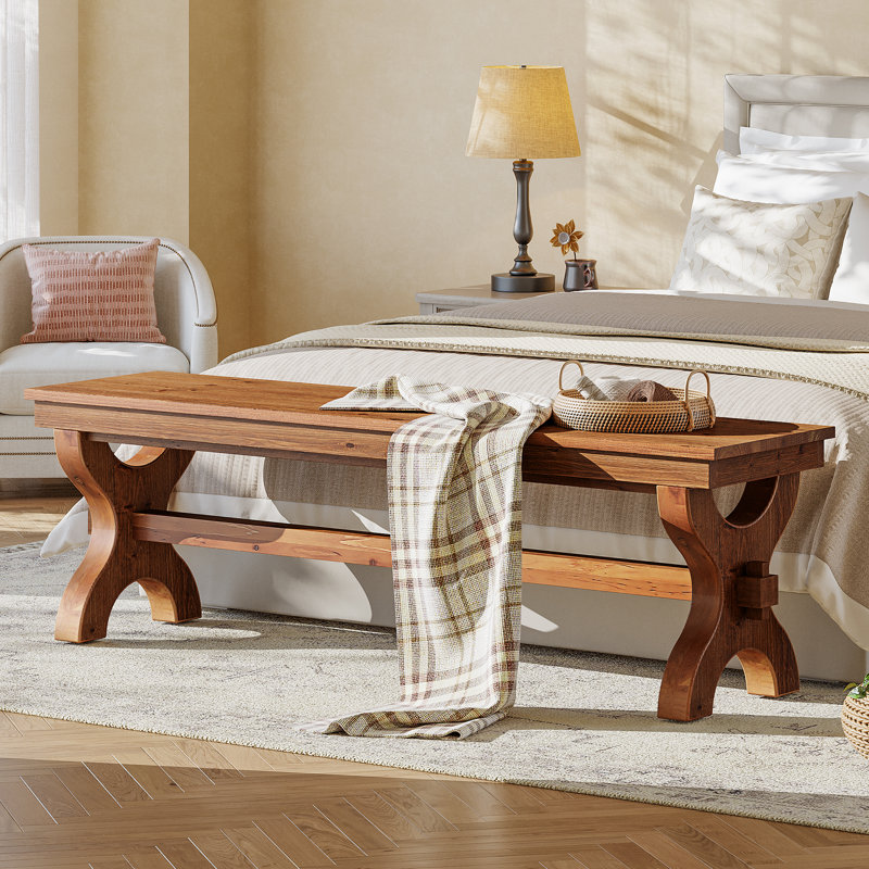 Solid Wood Bench